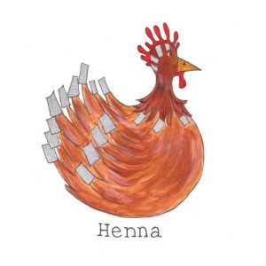 'Henna' - by Funny Bird